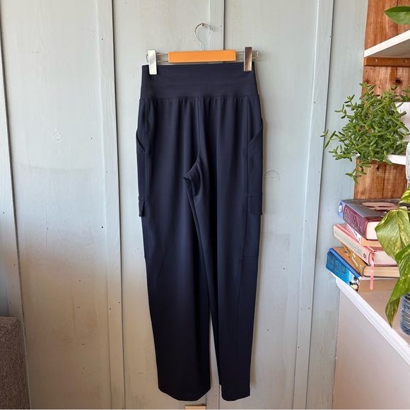 NWT Athleta Venice Cargo Wide Leg Pants Navy - Picture 11 of 11